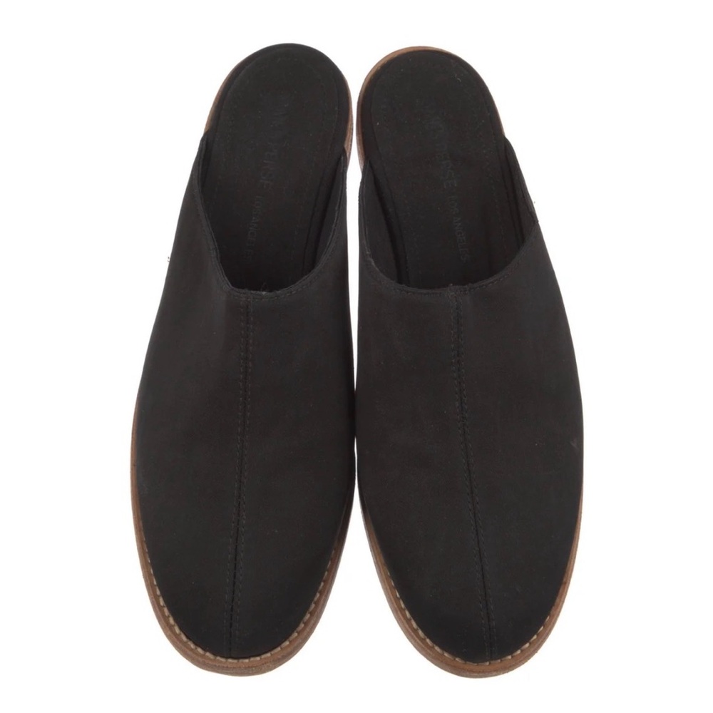 James Perse Black Slip-On Loafers